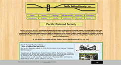 Desktop Screenshot of pacificrailroadsociety.org